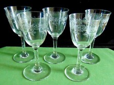 5 VERRES A VIN BLANC OU VIN