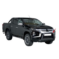 Pare-buffle Avant pour Mitsubishi L200 Club Cab 2019-2025 63 mm en Acier Noir