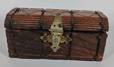 ?Petit coffre en bois boite a bijoux Coffre au trésor Vintage