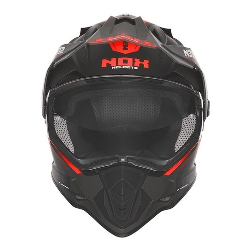 Casque cross double ecran - , nox