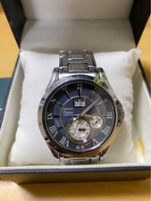 Montre Automatique SEIKO Premier Kinetic Perpétuel SNP025P1 Montre Pour Homme