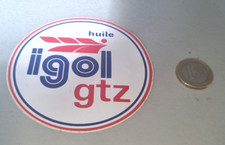 Autocollant  Huile IGOL GTZ