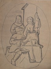 Scène de Taverne. Projet de