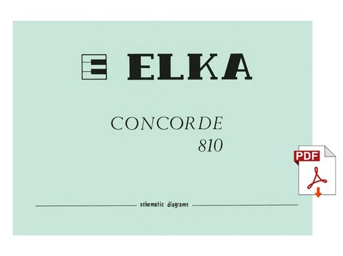 Elka concorde 810 - 810, service