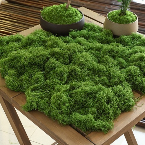 Tapis mousse artificielle vert