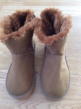 Bottes d'hiver marron fille neuves, pointure 34