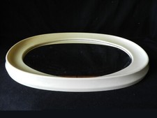 ANCIEN MIROIR OVALE Type ALLIBERT *à SUSPENDRE VERTICAL ou HORIZONTAL 1950 /1960