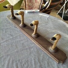  porte fusils pattes de biche chevreuil patères chasse vénerie de 80 cm