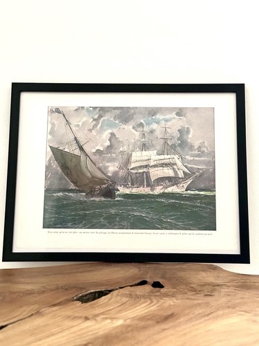 Affiche ancienne marine marin - affiche,