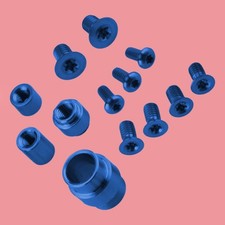 Blue Titanium Screw Set Pivot