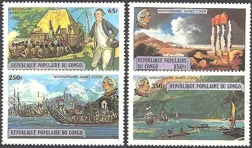 Timbres bateaux - timbres, (james