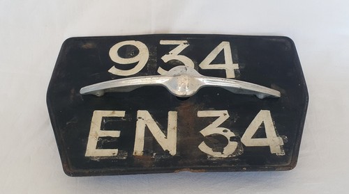Ancien plaque immatriculation - plaque,