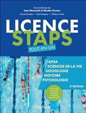 Licence Staps : tout-en-un : Apsa, sciences de la vie... | Livre | état très bon