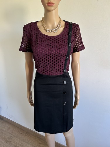 Robe noire bordeaux à - bordeaux,