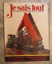 Magazine JE SAIS TOUT sciences