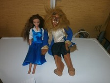 Lot barbie disney belle la - barbie,