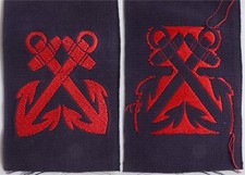 1943 TISSU d'EPAULE Fusilier Commando Marine Nationale - Fab. ANGLAISE - Neuf