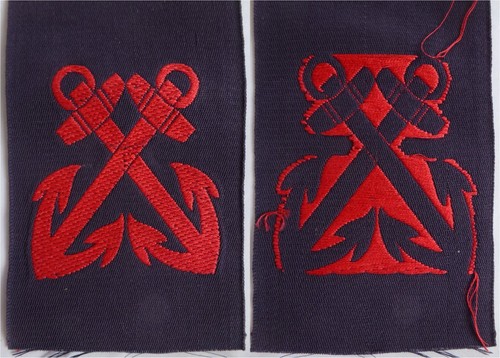 1943 tissu epaule fusilier - d'epaule,