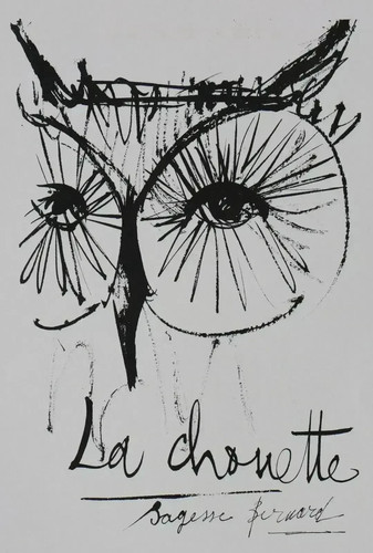 Bernard buffet la chouette - buffet, :