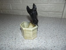 Superbe  Chien Fox Terrier Porcelaine Allemande  Art Déco 