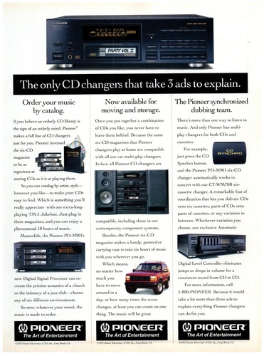 Print 1992 pioneer - ad,,