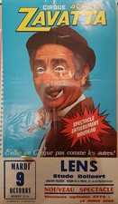 Affiche publicitaire cirque
