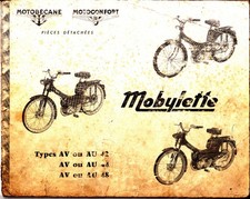 Catalogue de pièces détachées Motobécane Mobylette type AV 42 - avril 66