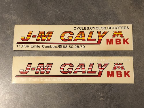 Ancien autocollant mbk galy - autocollant,