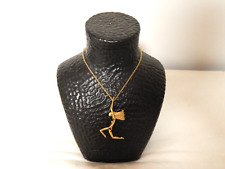 Collier en plaque or