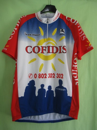 Maillot cycliste cofidis team - maillot,