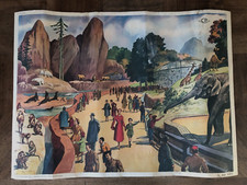 Tableau élocution au zoo - ",