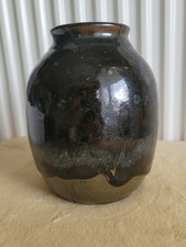 Ancien Vase Pot Raku Poterie