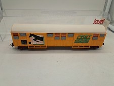 JOUEF 656500 FRET SNCF Wagon Fermé À Essieux Transport De Chevaux Livrée Jaune