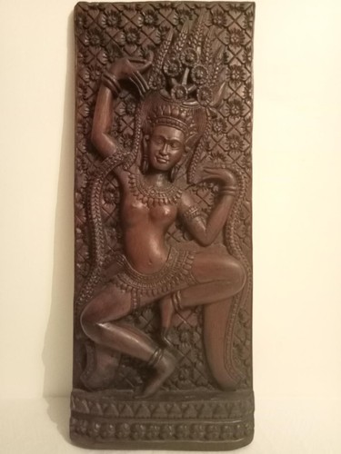 Sculpture bois danseuse - en,