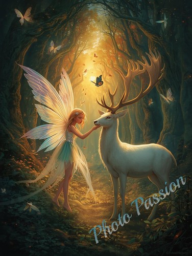 Poster fee foret enchantee - poster,