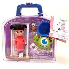 Animators Collection BOO Monsters Mini Doll Playset w Case RARE Disney Stor