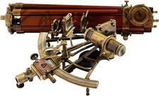 8'' Brass Ship Sextant with