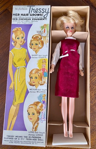 Vintage canadian tressy doll - canadian,
