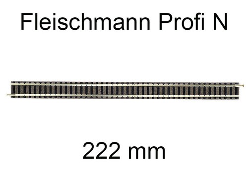 Fleischmann rail droit 222 - fleischmann,