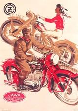 Affiche JAWA 250 - Art mural