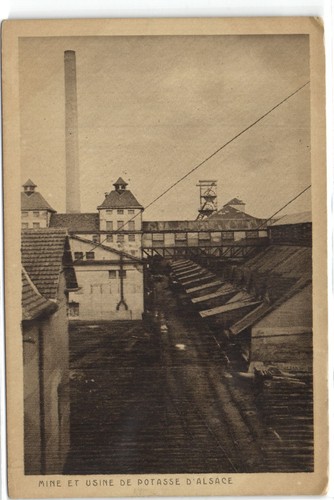 Cpa bas rhin alsace mine - cpa, 67