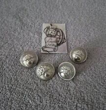 4 Boutons d'uniforme grenade /