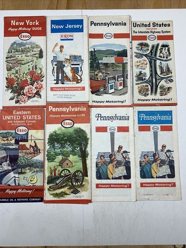 Vintage antique lot esso - lot,