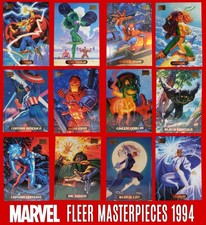 MARVEL - Fleer Marvel Masterpieces 1994 trading cards collection