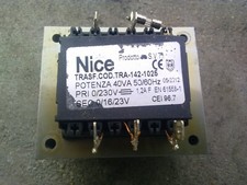Transformateur moteur / portail coulissant NICE TRA-142-1025  230Vac 16/23 v 