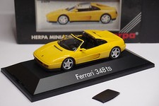 HERPA FERRARI 348 TS JAUNE 1:43