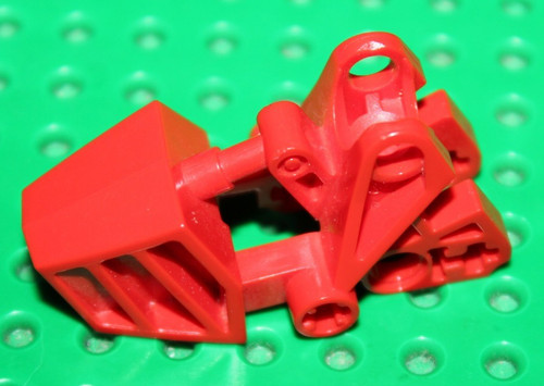 Lego red bionicle foot - red,