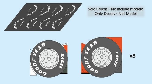 Autocollants pneus goodyear - pneus,