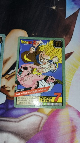 Carte dragon ball - carte,