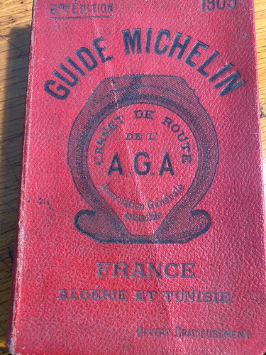 Guide rouge michelin 1905 - guide,